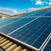 solar panels on the roof in Arizona