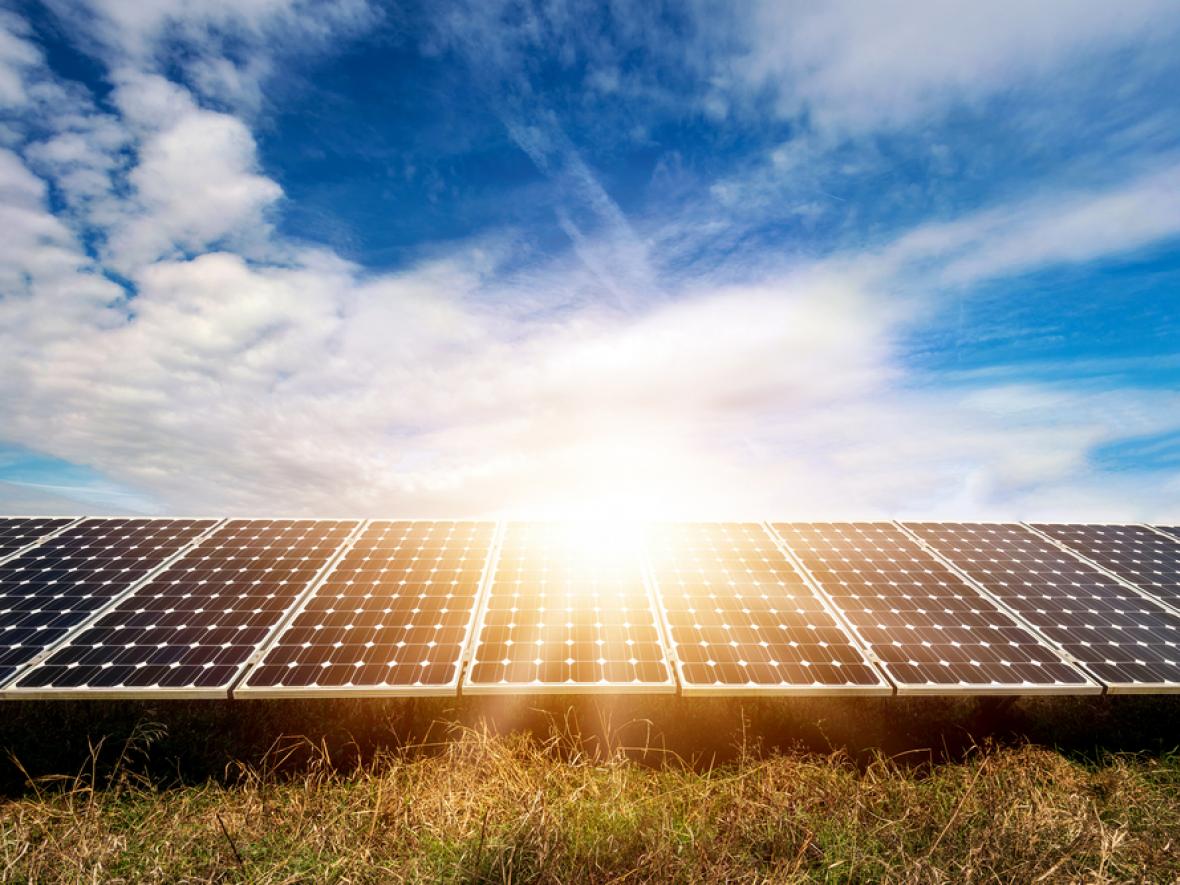 solar energy from a solar farm solar energy from a solar farm