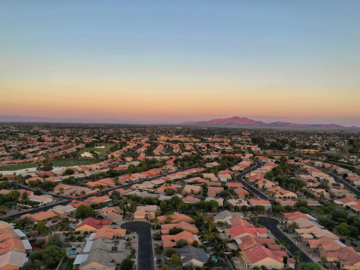 Arial photo of Chandler, AZ