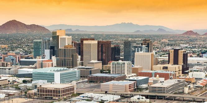 Phoenix Arizona skyline